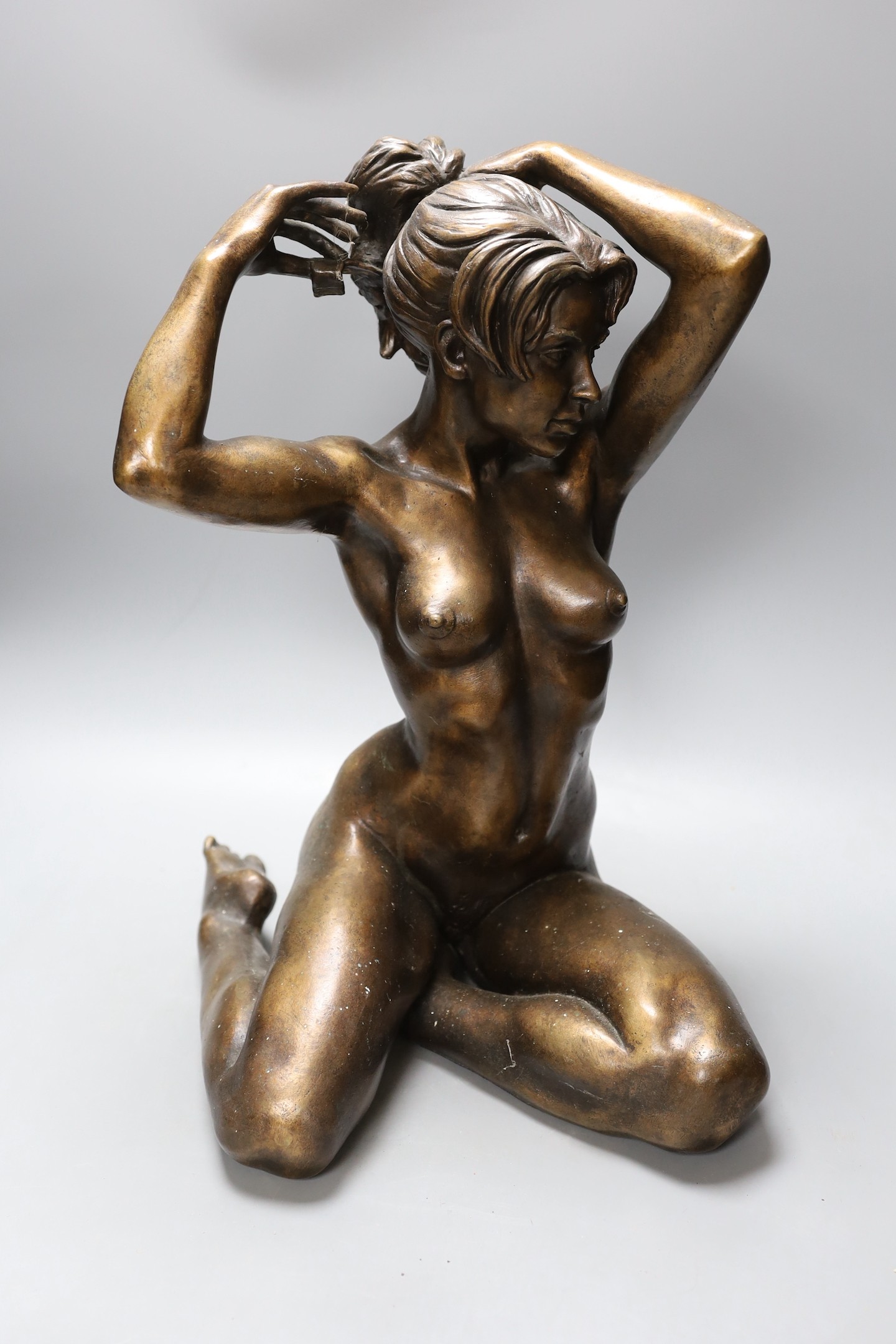 Ronald Cameron (b.1930), 'Hariet 2', numbered 2/6, bronze, 43cms high.